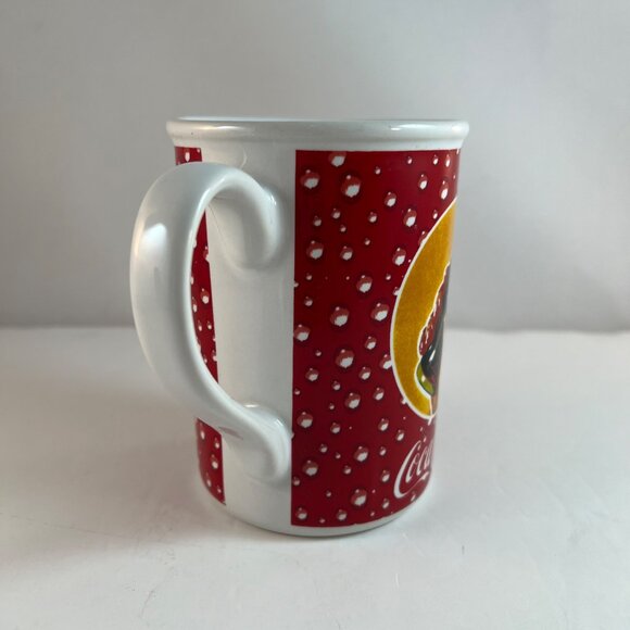 Gibson Coke Mug Coca Cola Cup 14 Oz Hand Holding Bottle Bubbles Coke Time - Picture 5 of 11